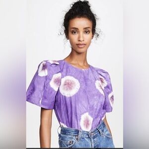 Sea New York purple tie-dye top